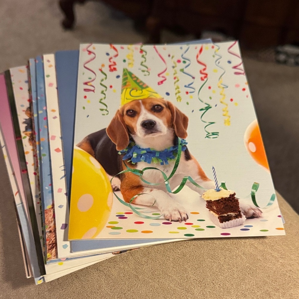 Bundle of 12 VTG Happy Birthday Celebration Cards NEW